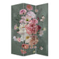 Romantic Floral Three Panel Room Divider Screen By Homeroots | Room Dividers | Modishstore