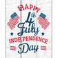 Happy 4Th Of July Three Panel Room Divider Screen By Homeroots | Room Dividers | Modishstore - 2