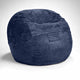 Classic Cozy Royal Blue Bean Bag Chair By Homeroots | Poufs | Modishstore