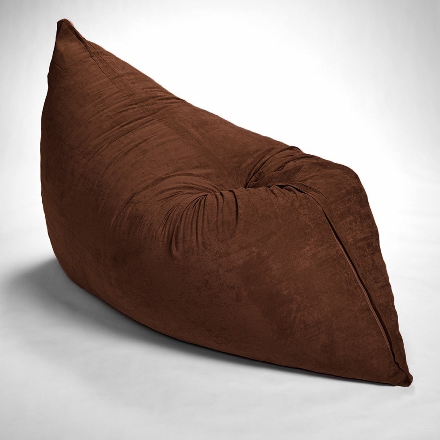 73" x 38" Brown Sofa Sack Bean Bag Lounger By Homeroots | Poufs | Modishstore