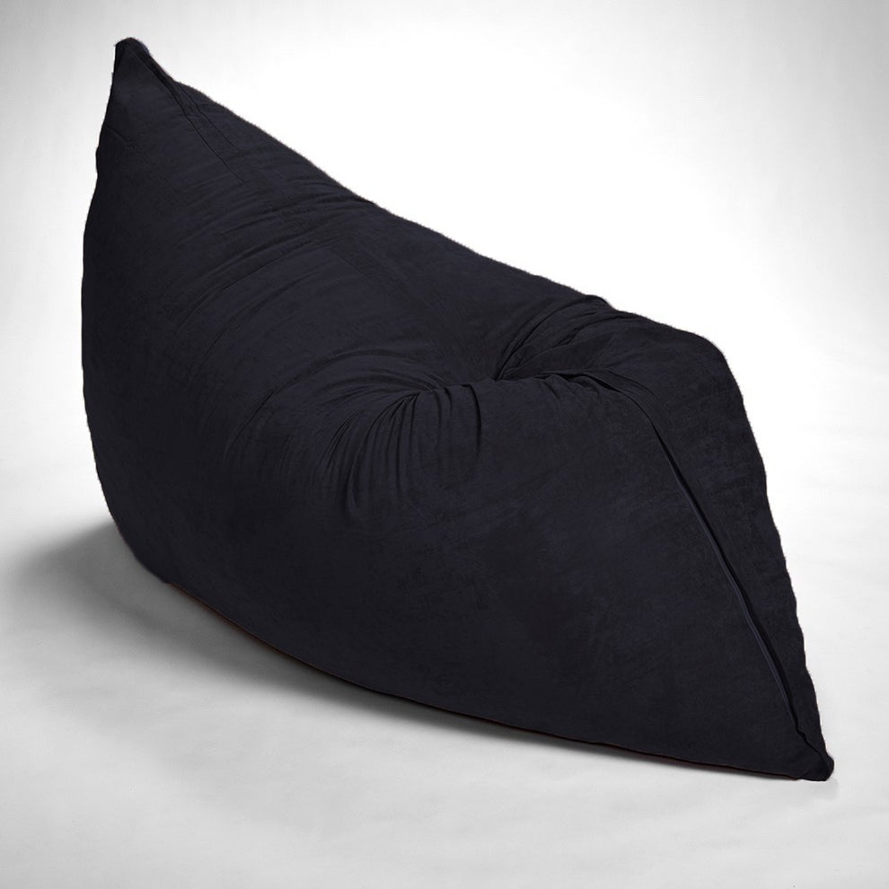 73" x 38" Brown Sofa Sack Bean Bag Lounger By Homeroots | Poufs | Modishstore - 3