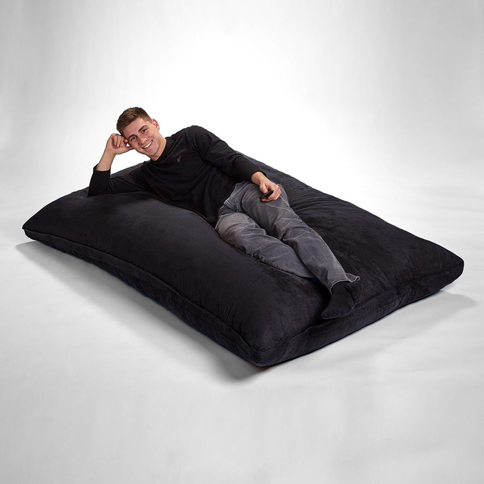 73" x 38" Brown Sofa Sack Bean Bag Lounger By Homeroots | Poufs | Modishstore - 4