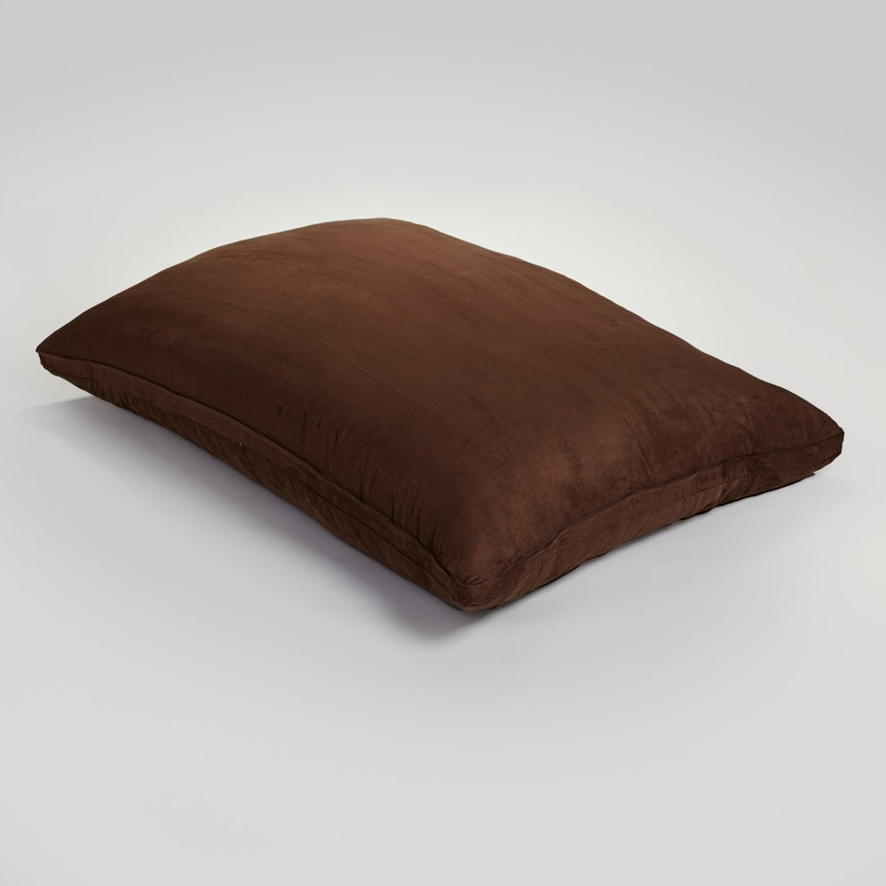 73" x 52" Brown Sofa Sack Bean Bag Lounger By Homeroots | Poufs | Modishstore