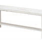 48" Rustic White Distressed Bench By Homeroots | Benches | Modishstore - 2
