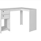 Accentuations by Manhattan Comfort Modest Palermo Classic "L" Shaped Desk with 2 Drawers and 1 Cubby | Desks | Modishstore-4
