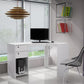 Accentuations by Manhattan Comfort Modest Palermo Classic "L" Shaped Desk with 2 Drawers and 1 Cubby | Desks | Modishstore