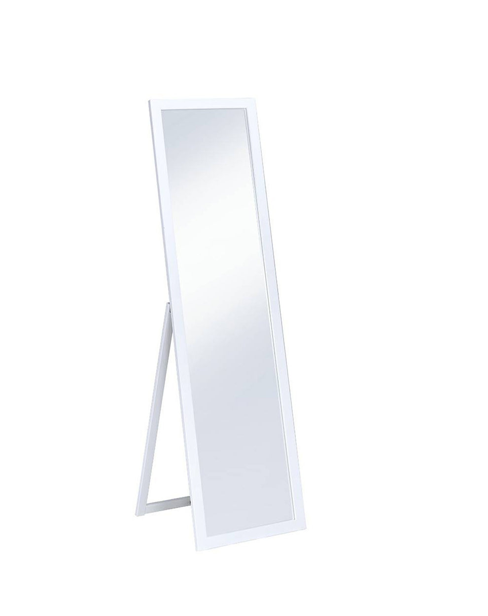 Walnut Finish Full Length Standing Mirror By Homeroots | Mirrors | Modishstore - 5