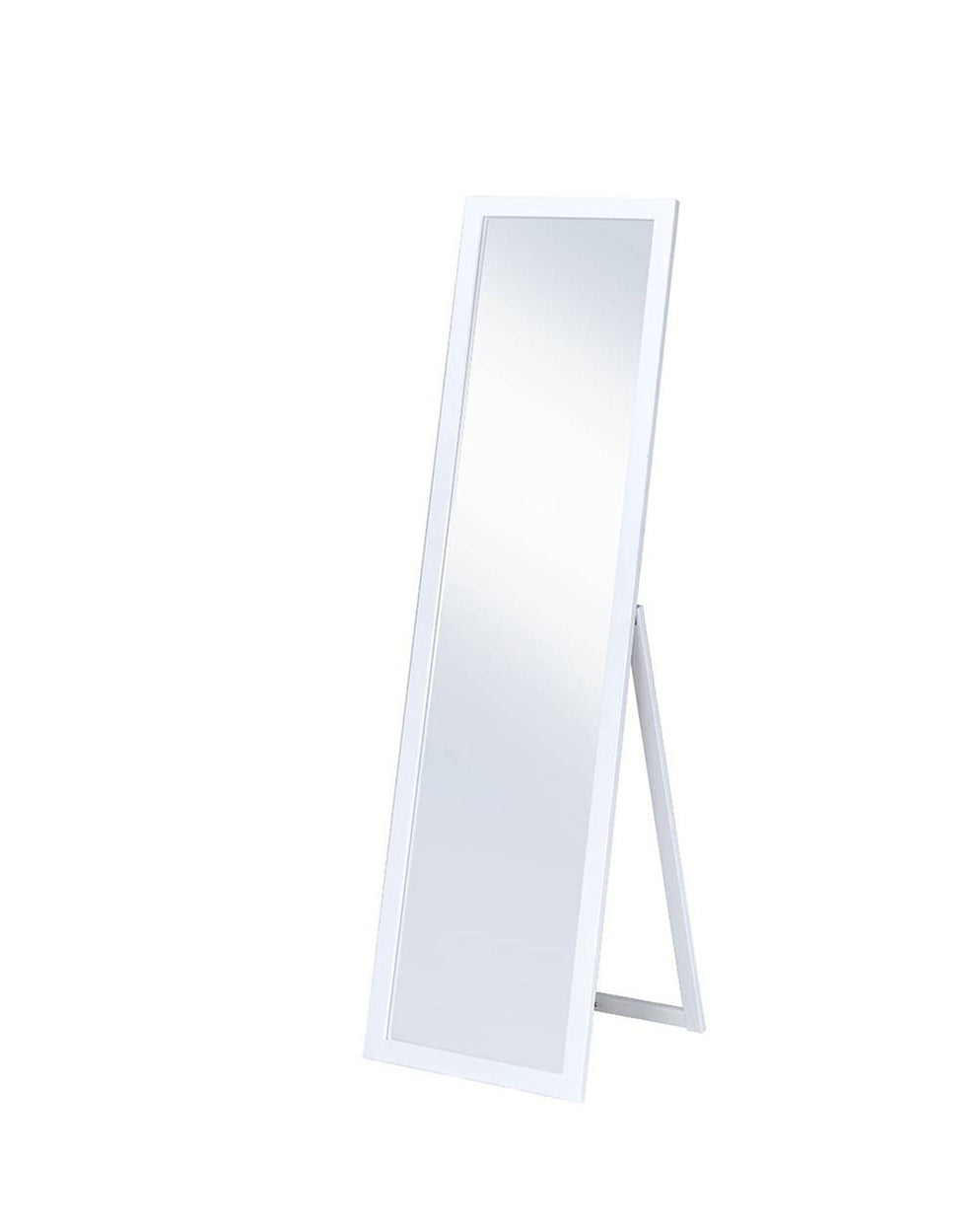 Walnut Finish Full Length Standing Mirror By Homeroots | Mirrors | Modishstore - 7