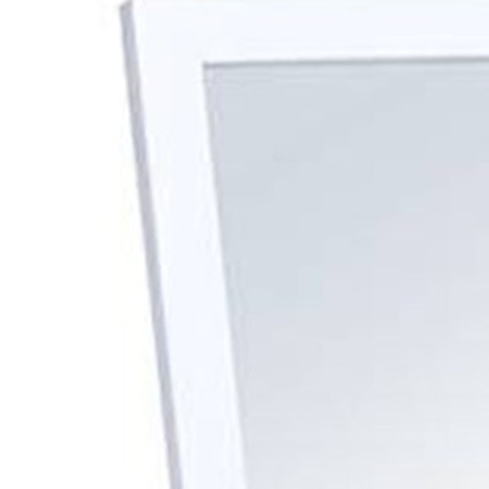 Walnut Finish Full Length Standing Mirror By Homeroots | Mirrors | Modishstore - 8