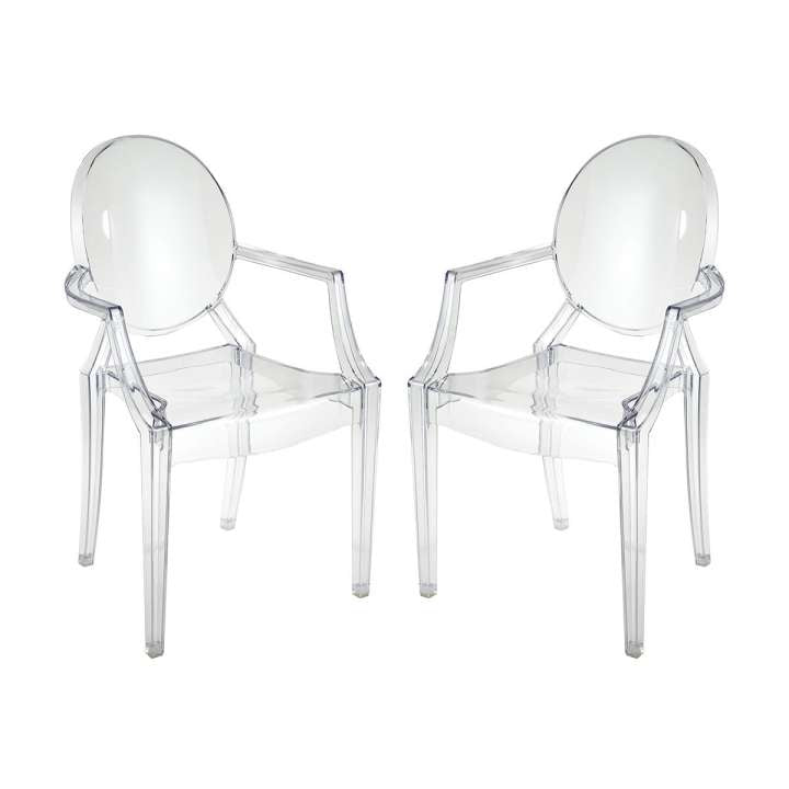 Vanish Clear Acrylic Set of 2 Armchairs ELK Home | Chairs & Recliners | Modishstore