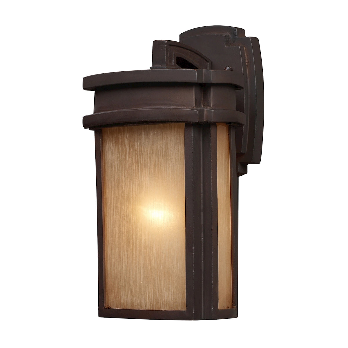 Sedona 1-Light Outdoor Wall Lamp in Clay Bronze ELK Lighting 42140/1 | Wall Lamps | Modishstore