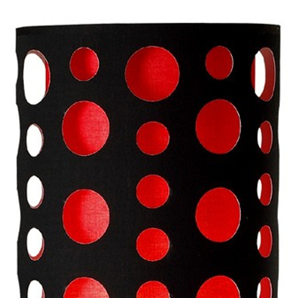 66" Steel Novelty Floor Lamp With Black And Green Drum Shade By Homeroots | Floor Lamps | Modishstore - 9