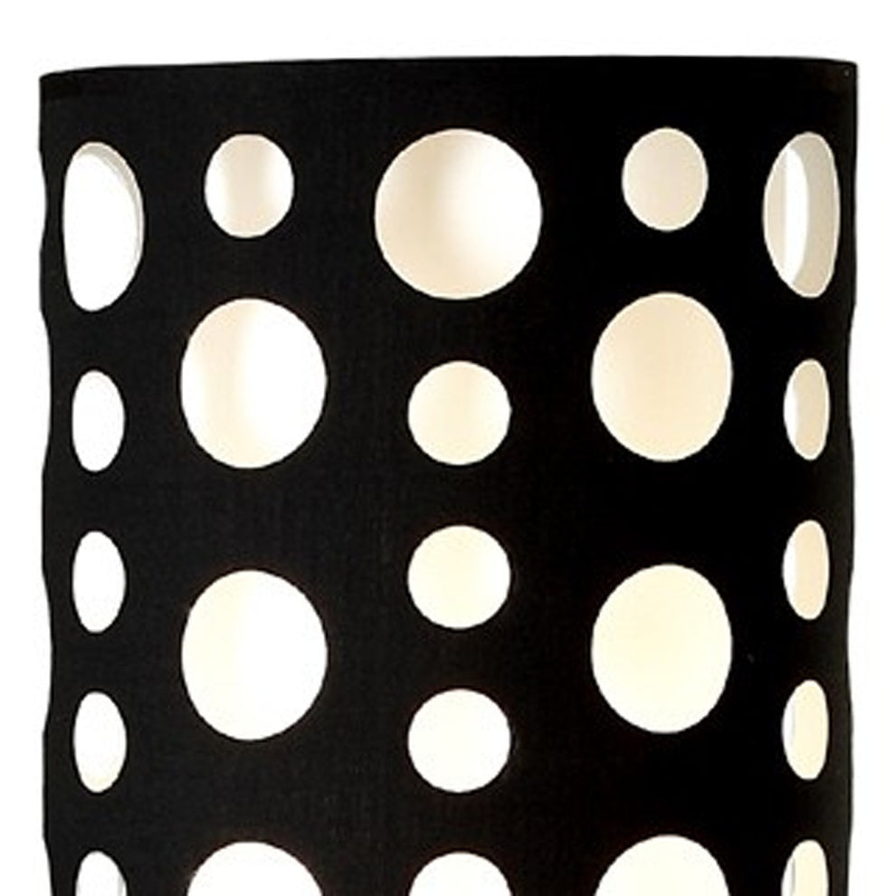 66" Steel Novelty Floor Lamp With Black And Green Drum Shade By Homeroots | Floor Lamps | Modishstore - 15