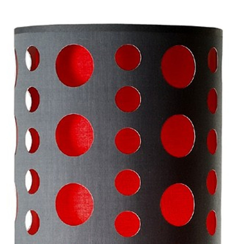 66" Steel Novelty Floor Lamp With Black And Green Drum Shade By Homeroots | Floor Lamps | Modishstore - 27
