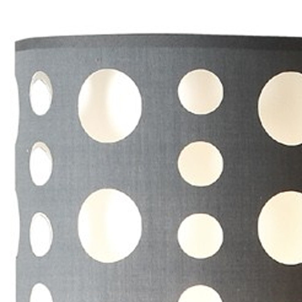 66" Steel Novelty Floor Lamp With Black And Green Drum Shade By Homeroots | Floor Lamps | Modishstore - 34