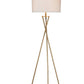 Minimalist Gold Metal Floor Lamp By Homeroots | Floor Lamps | Modishstore - 3