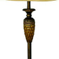63" Brown And Gold Traditional Floor Lamp With Gold Bell Shade By Homeroots | Floor Lamps | Modishstore - 4
