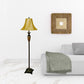 63" Brown And Gold Traditional Floor Lamp With Gold Bell Shade By Homeroots | Floor Lamps | Modishstore