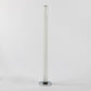 49" White Column Floor Lamp With Clear Drum Shade By Homeroots | Floor Lamps | Modishstore - 4