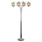 Four Light Floor Lamp with Crystal Accents By Homeroots | Floor Lamps | Modishstore