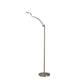 54" Nickel Adjustable LED Task Floor Lamp By Homeroots | Floor Lamps | Modishstore - 3