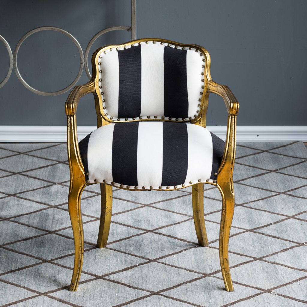 A&B Home Glamorous Gold Finish Arm Chair | Armchairs | Modishstore - 2