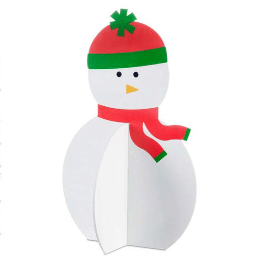 Roger the Snowman Set of 6 by Texture Designideas | Ornaments | Modishstore