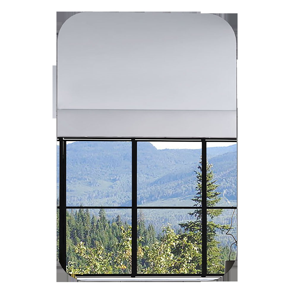 Modern Curved Corner Wall Mirror By Homeroots | Mirrors | Modishstore - 2