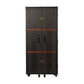 A&B Home Luxury Wine Cabinet on Wheels | Wine Racks | Modishstore - 2