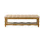 A&B Home Khaki Upholstered Bench | Benches | Modishstore