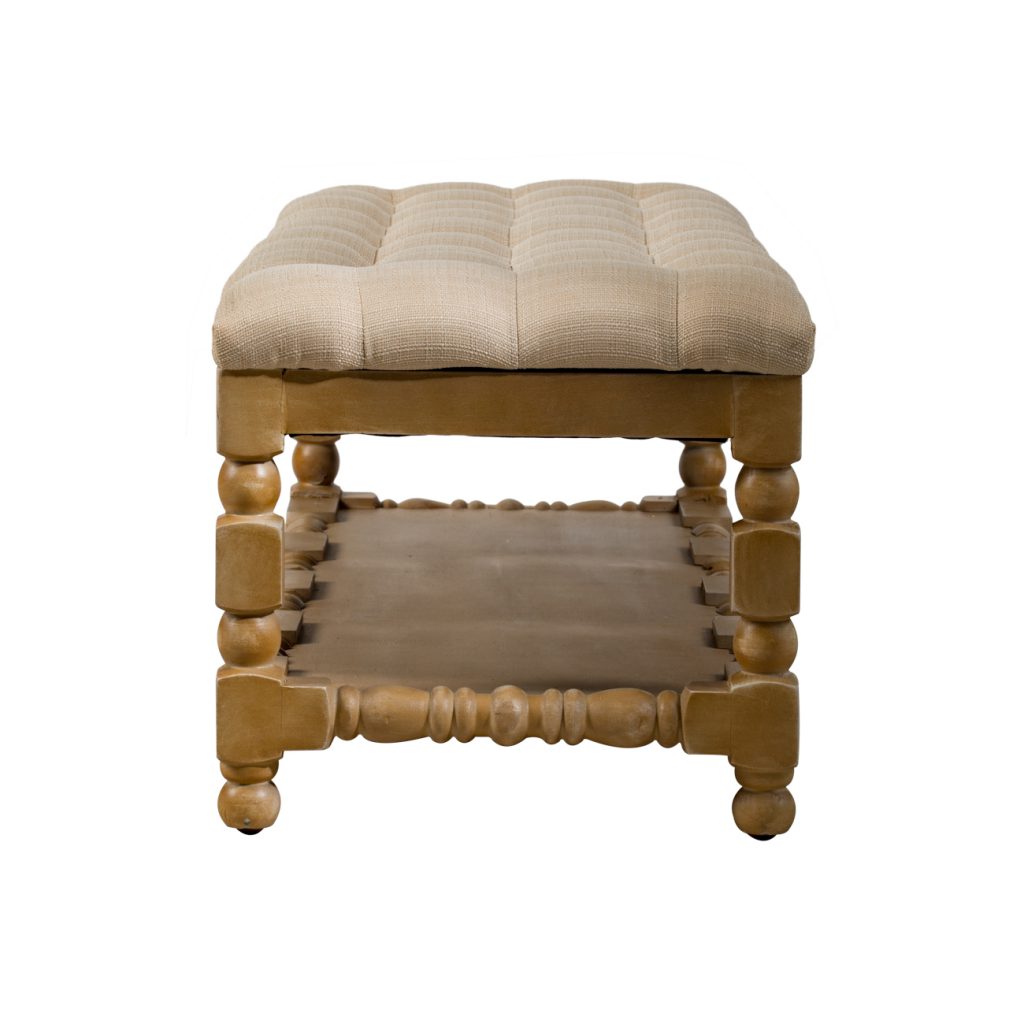 A&B Home Upholstered Bench - Thumbnail 4