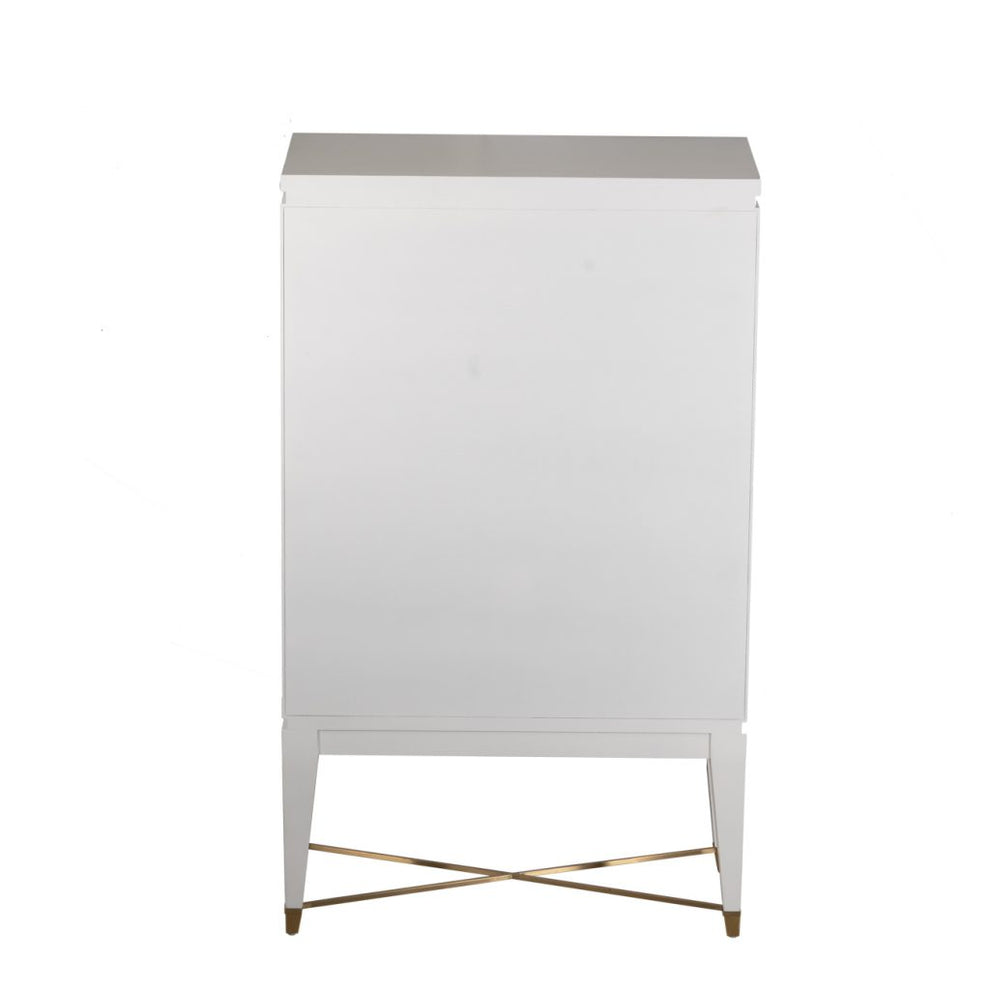 A&B Home Cream and White Traditional Wine Cabinet | Cabinets | Modishstore - 5
