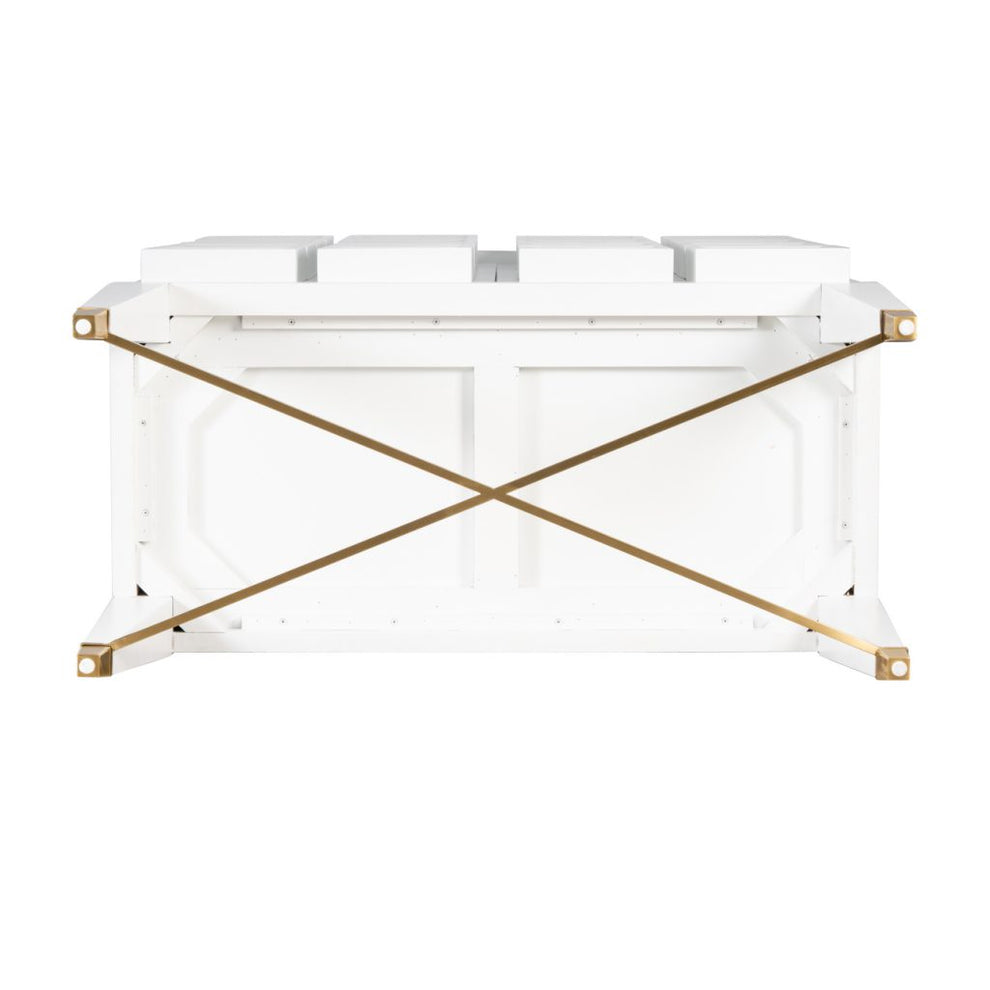 A&B Home Cream and White Traditional Wine Cabinet | Cabinets | Modishstore - 9