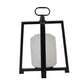 A&B Home Glossy White Lantern With Black Frame | Lanterns | Modishstore - 2
