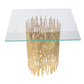 A&B Home Gold Dining Tables | Dining Tables | Modishstore - 3