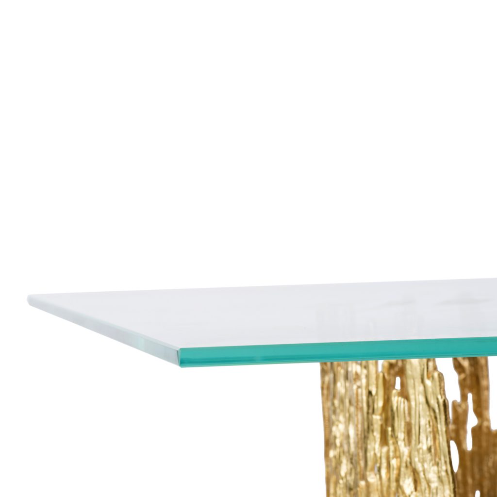 A&B Home Gold Dining Tables | Dining Tables | Modishstore - 4