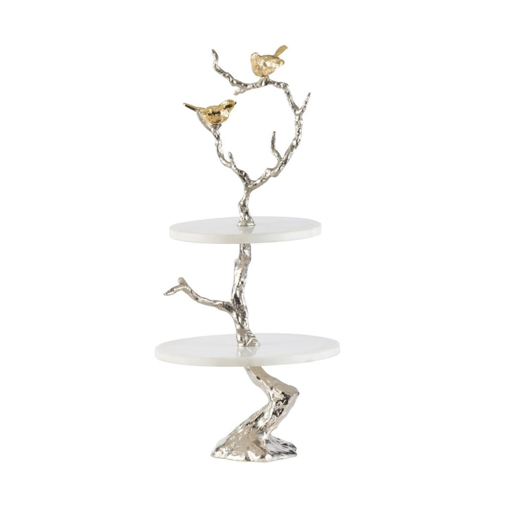 A&B Home Cake Stand with Birds | Cake & Tiered Stands | Modishstore - 3