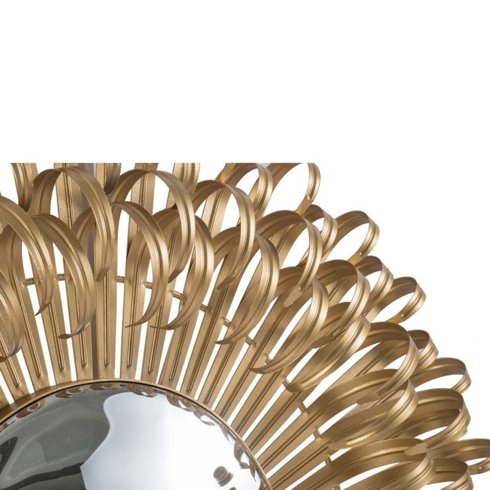 A&B Home Golden Finish Sunburst Wall Decor | Wall Decor | Modishstore - 4