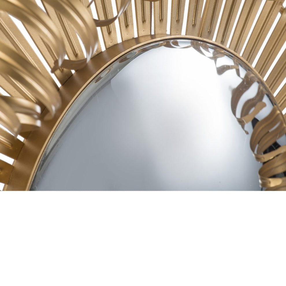 A&B Home Golden Finish Sunburst Wall Decor | Wall Decor | Modishstore - 5
