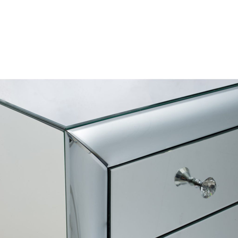 A&B Home Silver Curved Chest | Drawers | Modishstore - 7