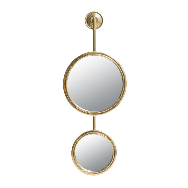 A&B Home Gold Iron Mirror | Mirrors | Modishstore