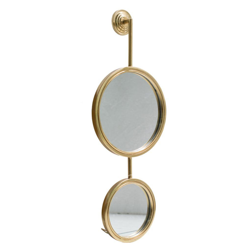 A&B Home Gold Iron Mirror | Mirrors | Modishstore - 2
