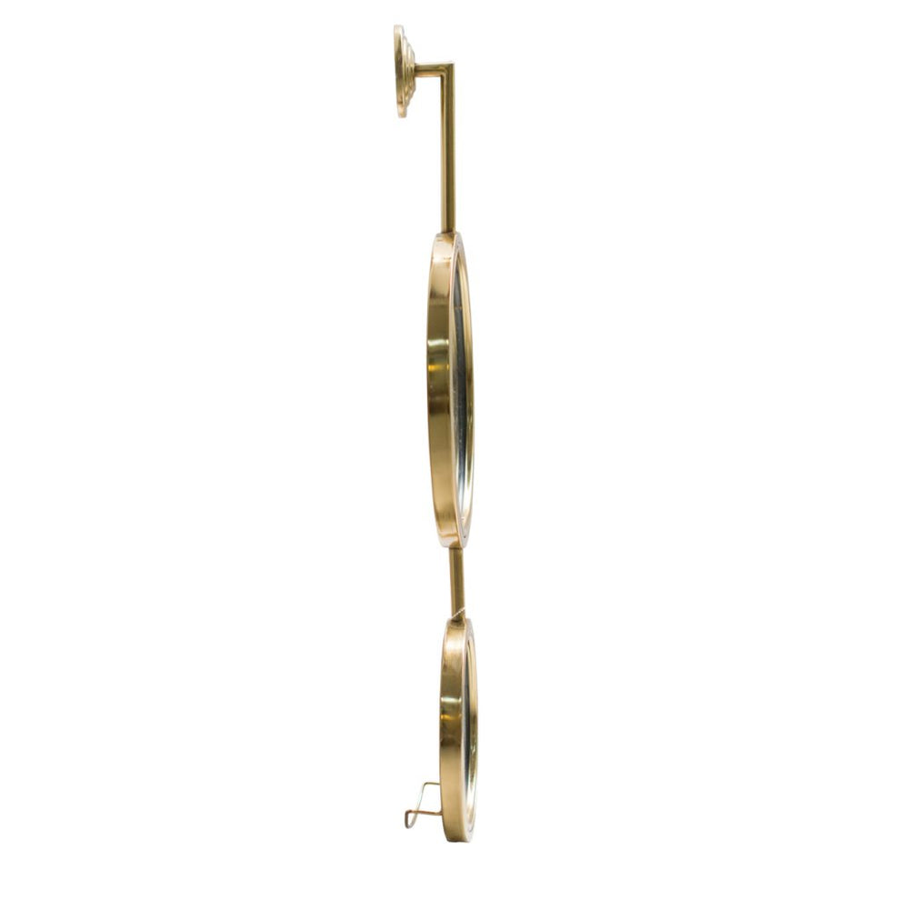 A&B Home Gold Iron Mirror | Mirrors | Modishstore - 3
