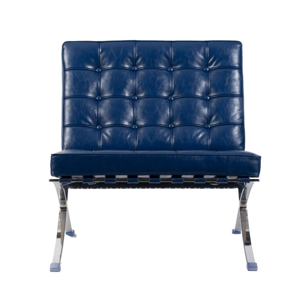 A&B Home Blue Barcelona Chair | Accent Chairs | Modishstore - 2