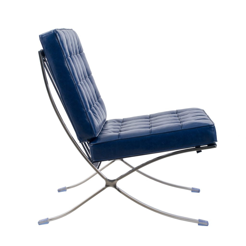A&B Home Blue Barcelona Chair | Accent Chairs | Modishstore - 3