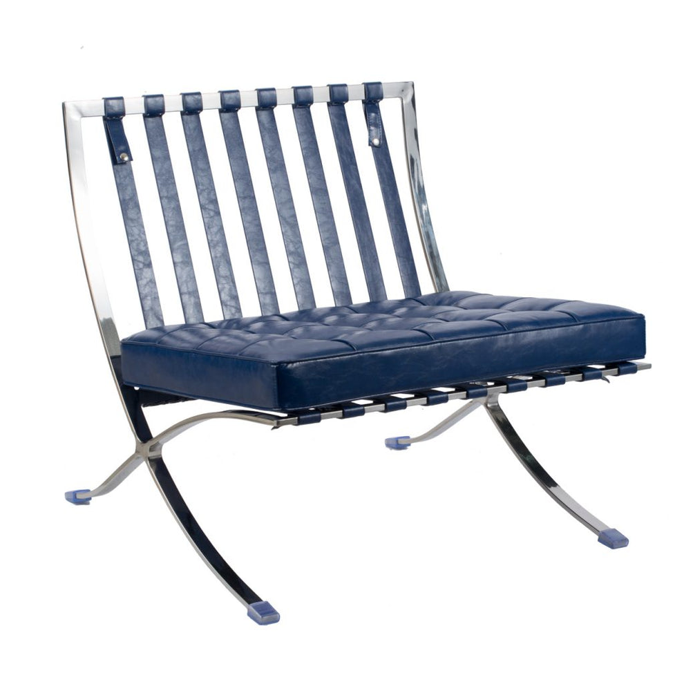 A&B Home Blue Barcelona Chair | Accent Chairs | Modishstore - 4