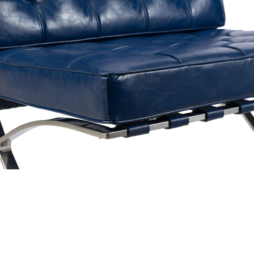 A&B Home Blue Barcelona Chair | Accent Chairs | Modishstore - 5