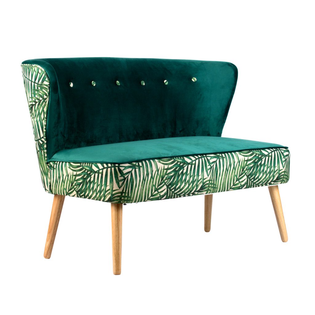 A&B Home Green Fern 2 Seater Sofa | Sofas | Modishstore - 2