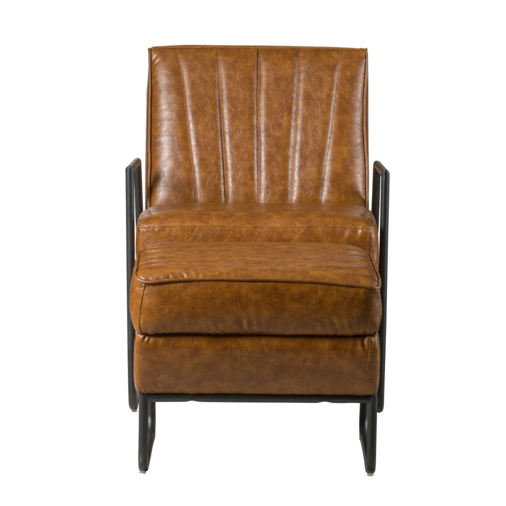 A&B Home S/2 Chair and Ottoman | Armchairs | Modishstore - 3