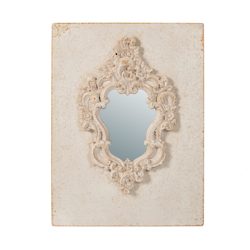 A&B Home Antique White Finish Wall Decor | Wall Decor | Modishstore